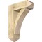 Ekena Millwork Thorton Arts and Crafts Rough Sawn Bracket w/ Offset Brace, Douglas Fir, 8"W x 24"D x 32"H BKT0806X24X32THR03RDF - alternate 1